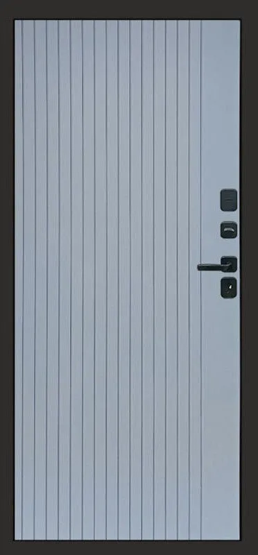 Товар Дверь Термо-Доор ГЕОМЕТРИЯ БЕТОН  (ЧЕРНАЯ ФУРНИТУРА) (квартира) DIS007539