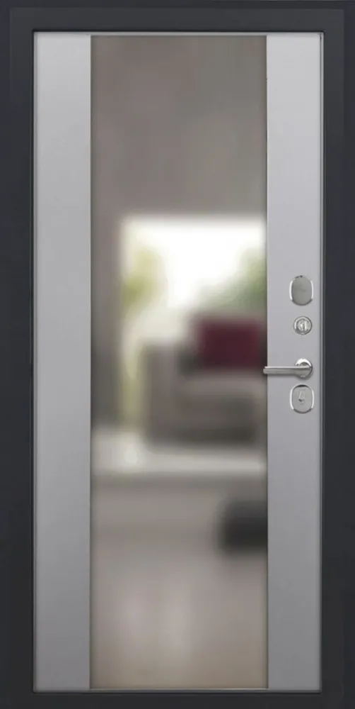 Товар Дверь ДвериПРО Берген Алиса (16мм, ПВХ Софт грей, зеркало) DPRO227552