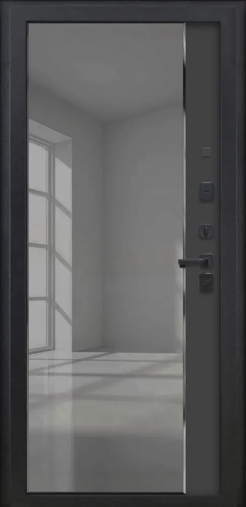 Товар Дверь ДвериПРО Термо серебро ФЛЗ-618 Черный кварц DPRO222452